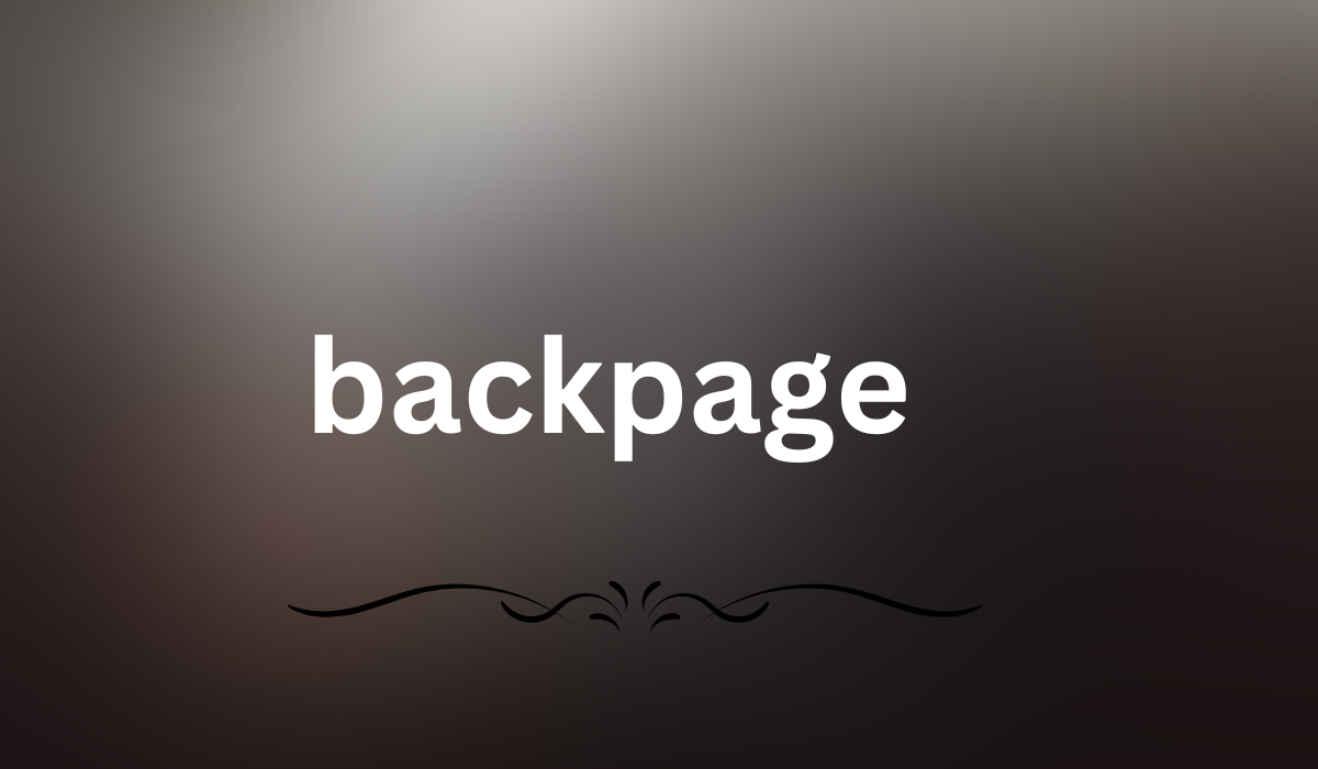 backpage