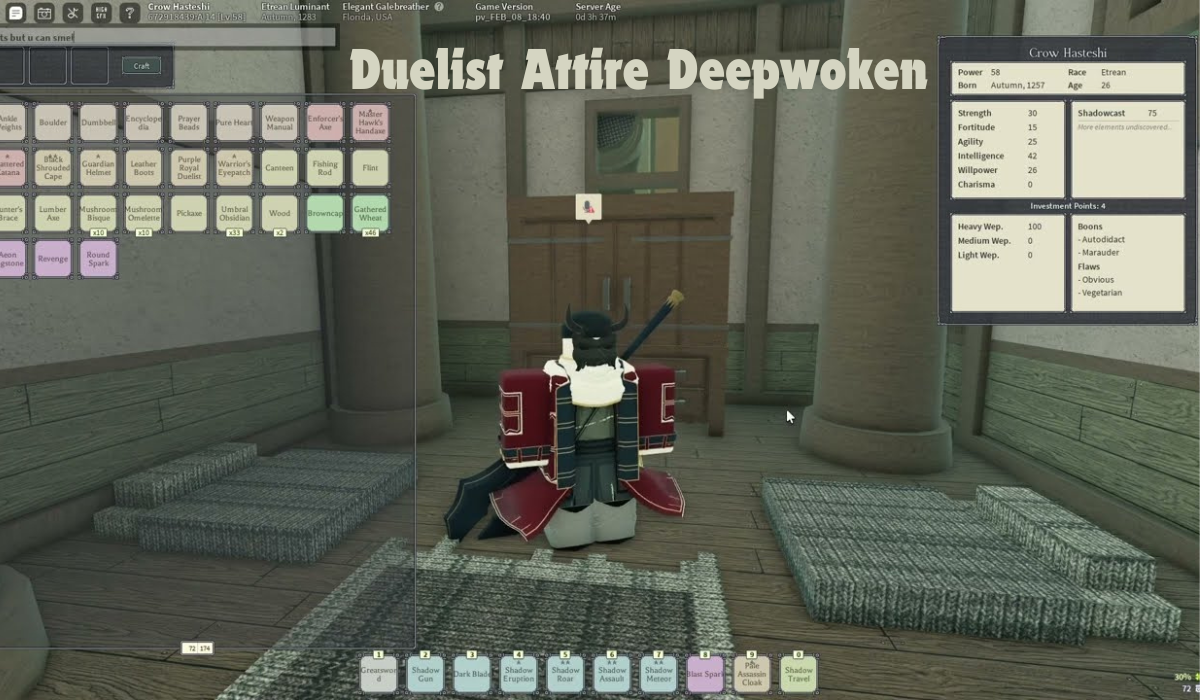 Duelist Attire Deepwoken