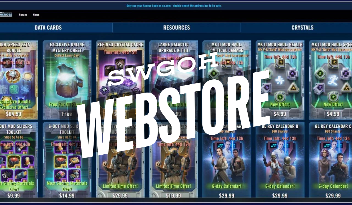 swgoh webstore