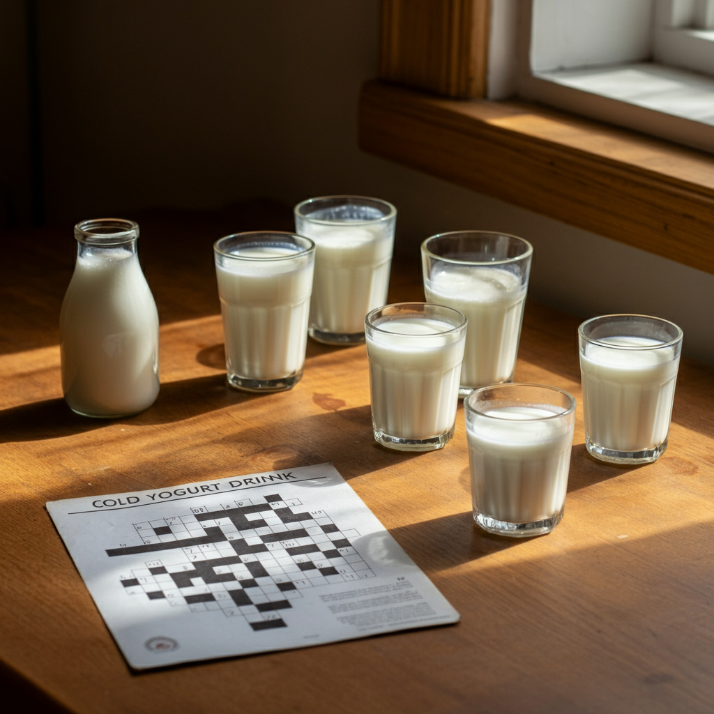 Cold Yogurt Drink Crossword Challenge