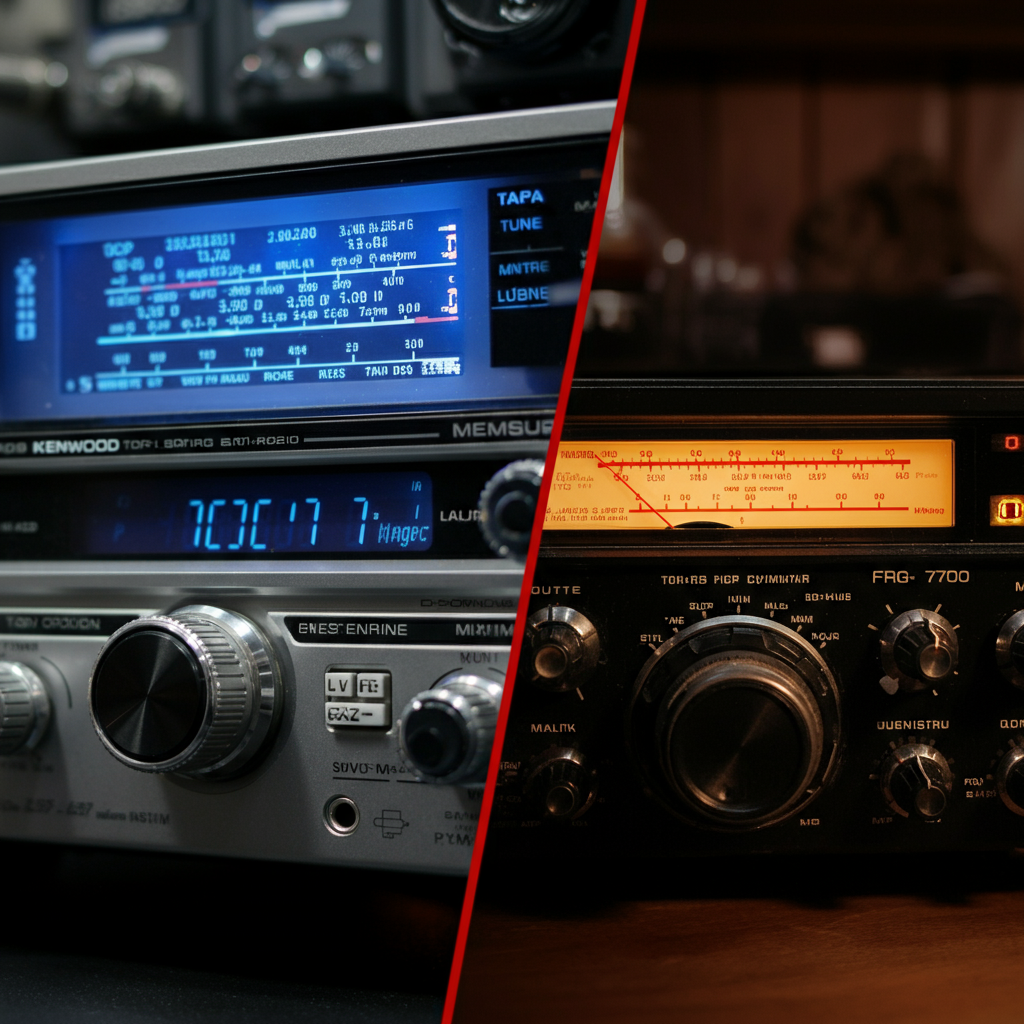 Kenwood TS2000 vs Yaesu FRG 7700