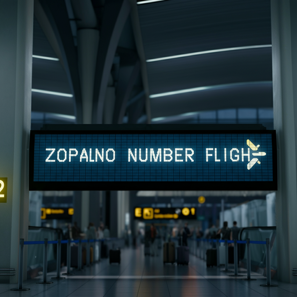 zopalno number flight