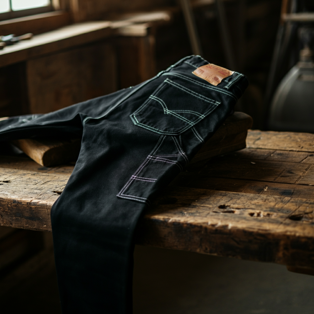 black carpenter jeans​