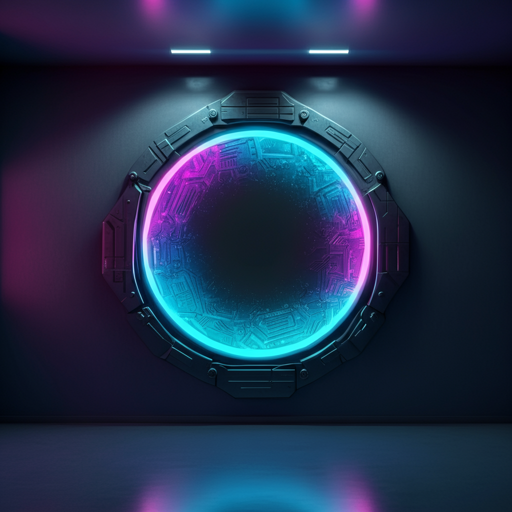 Magic Portal Techno Portal in Wall