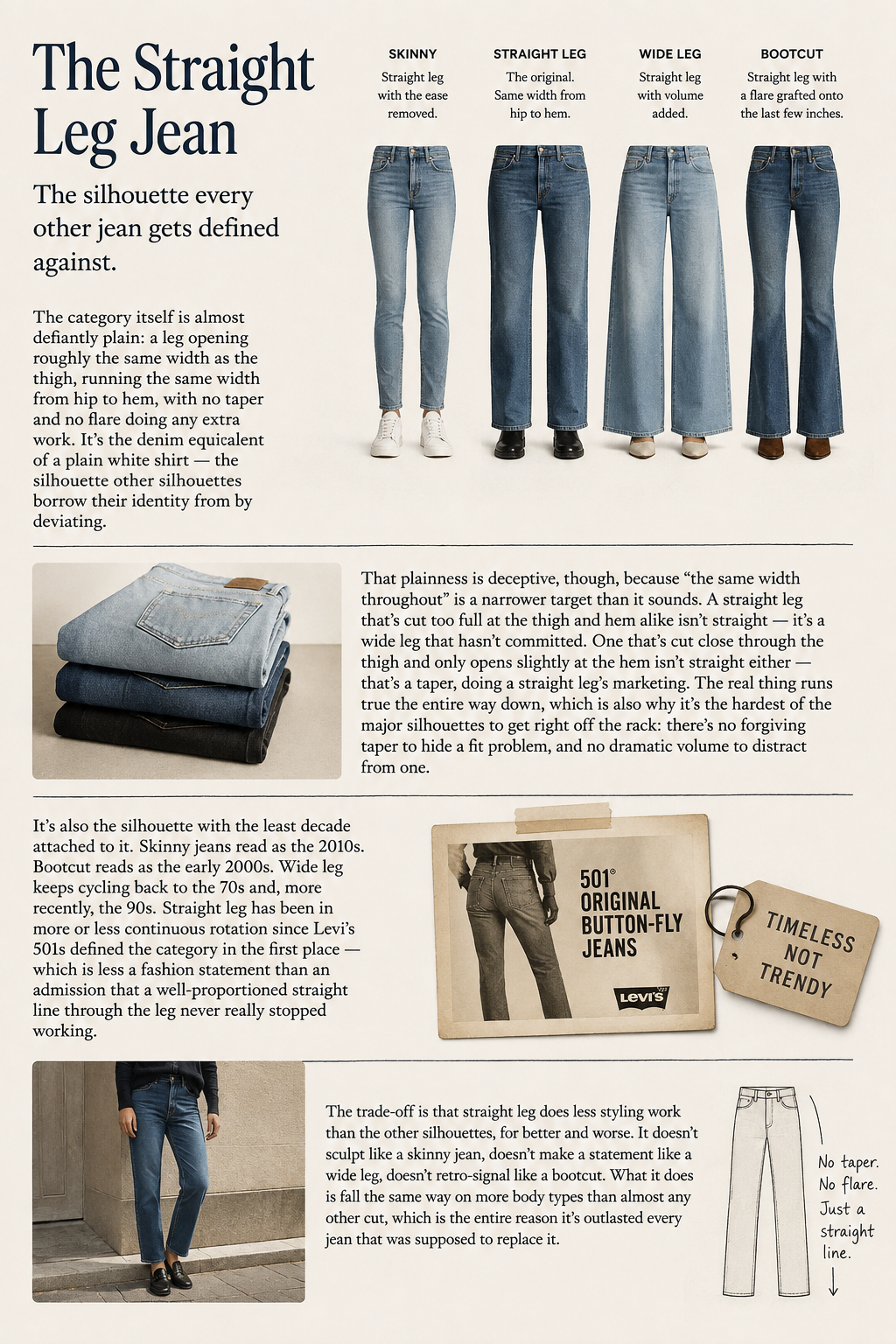 Straight Leg Jeans