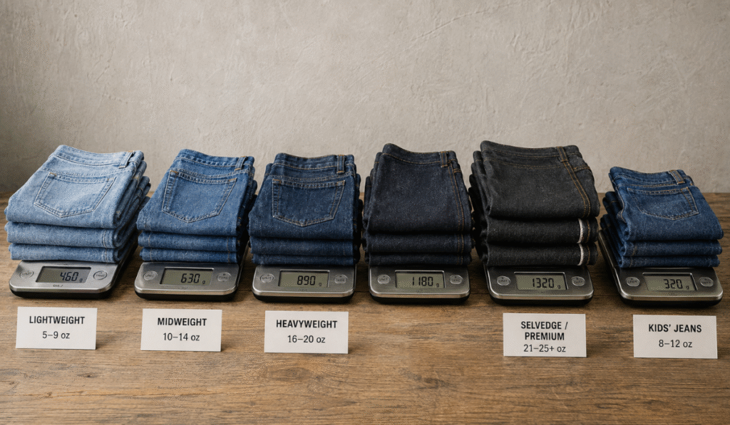 Pair of Jeans Weigh